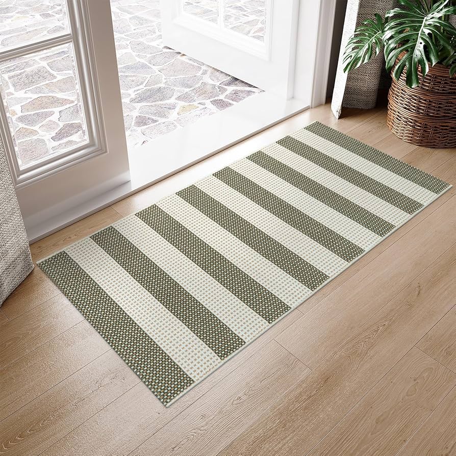 Amazon.com: OJIA Striped Rug 24
