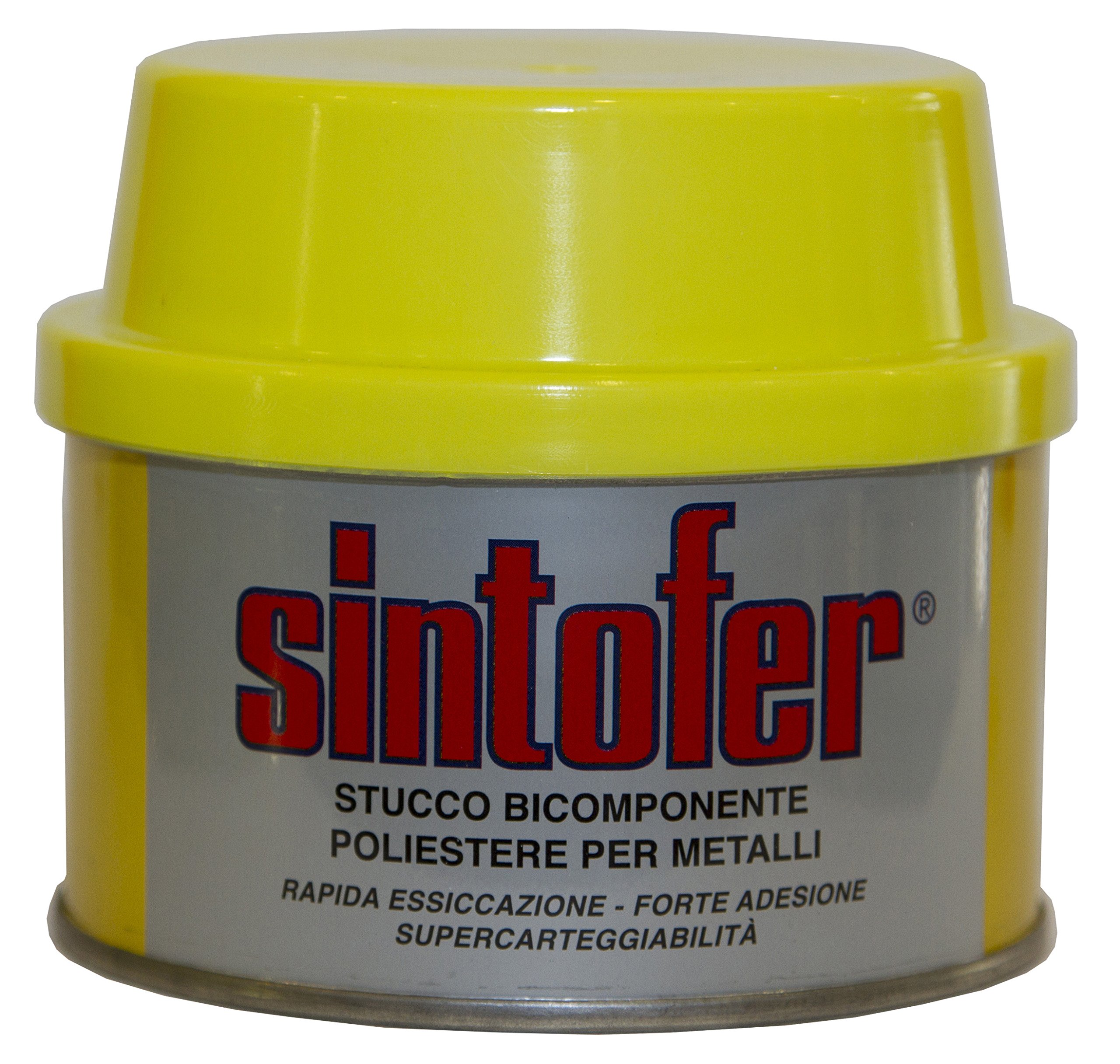 Sintofer Grigio en minibarattolo de 175 ml pour réparations de carrosserie