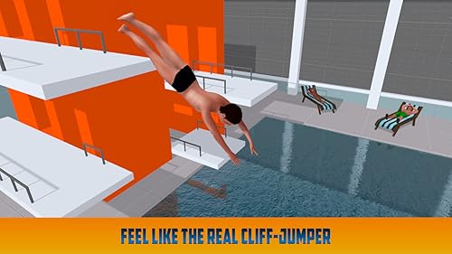 Cliff Diving Simulator: Stunts Games 3D | Water Trick Cliff Diving Game : Jump In Water Diving Simul