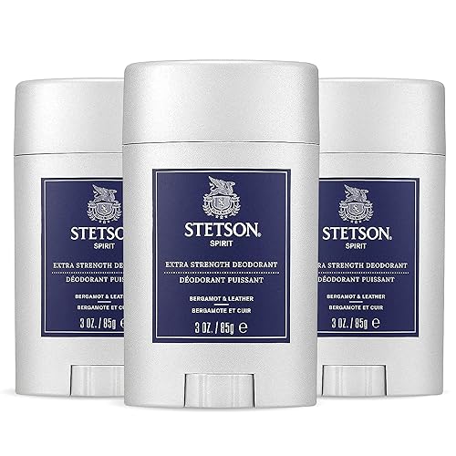 Miniatura 9 de Stetson Personal Care Desodorante extra fuerte por Scent Beauty - Desodorante en barra de gel para hombre, kit de aseo personal de 3 onzas, paquete