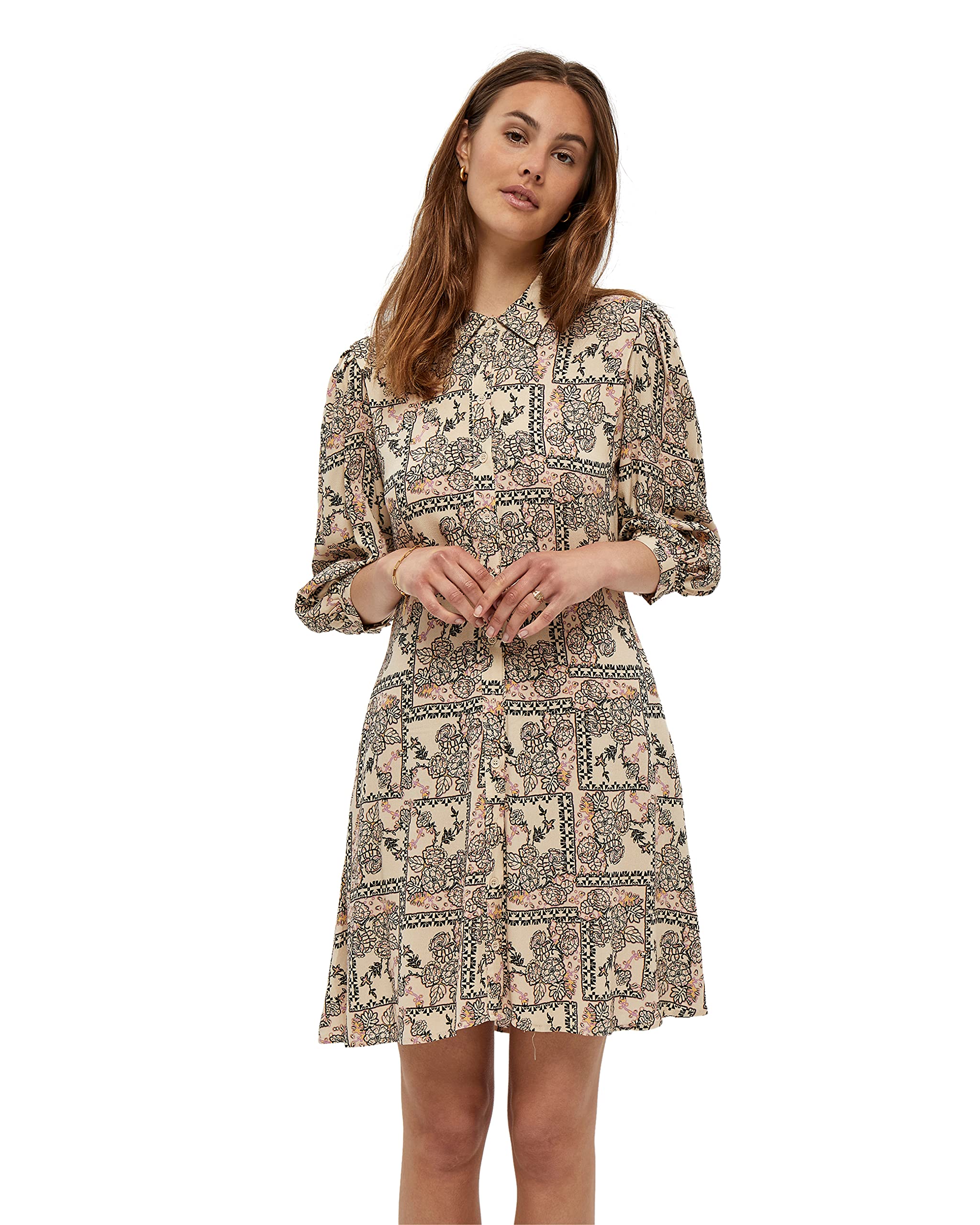 Desires Women's Haris Dress 9014P Oyster Grey Pr L