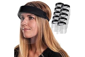 Salon World Safety Black Face Shields: Ultimate Protection for Healthcare Professionals