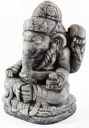 Miniatura 7 de Estatua de Ganesha sentada Estatua de hogar y jardín Estatuas de cemento Hindú Elefante