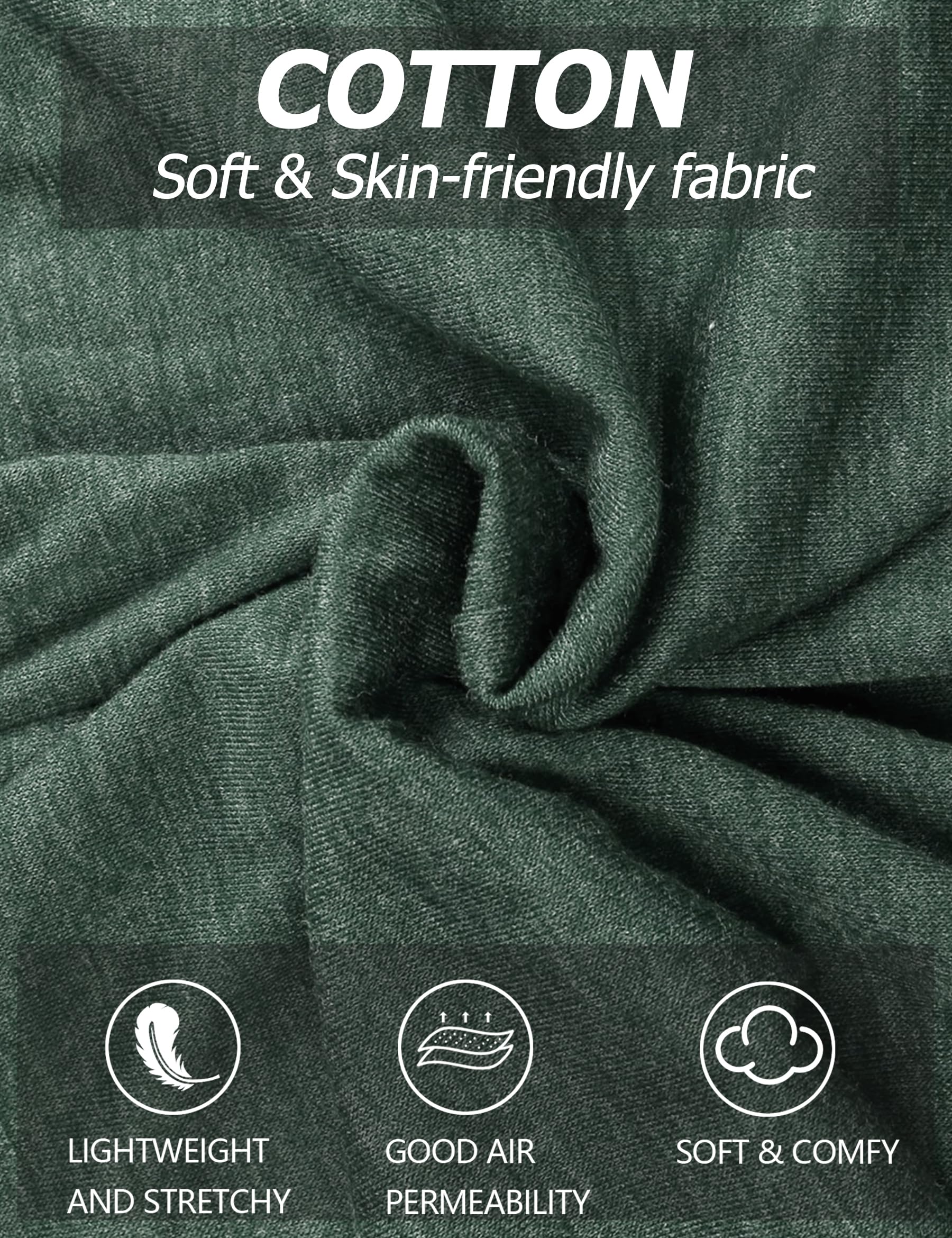 Sykooria Camicia da Notte Manica Lunga Donna a V Camice da Notte in Cotone Lungo Camicia da Notte Invernale con Tasche,Pigiama Comodo Ampio Tinta Unita Abbigliamentoda Casa S-3XL