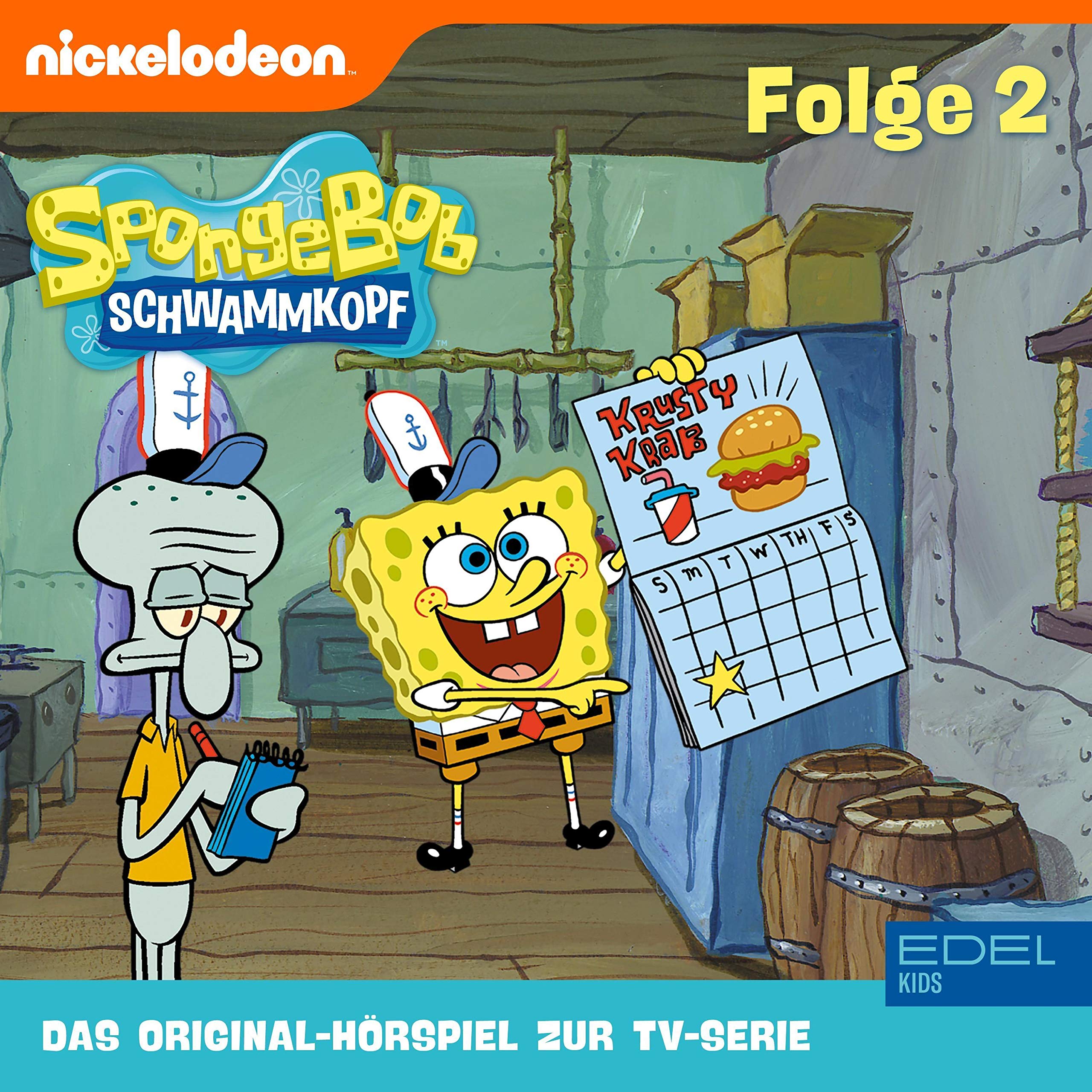 Cover art for SpongeBob Schwammkopf 2. Das Original-Hörspiel zur TV-Serie