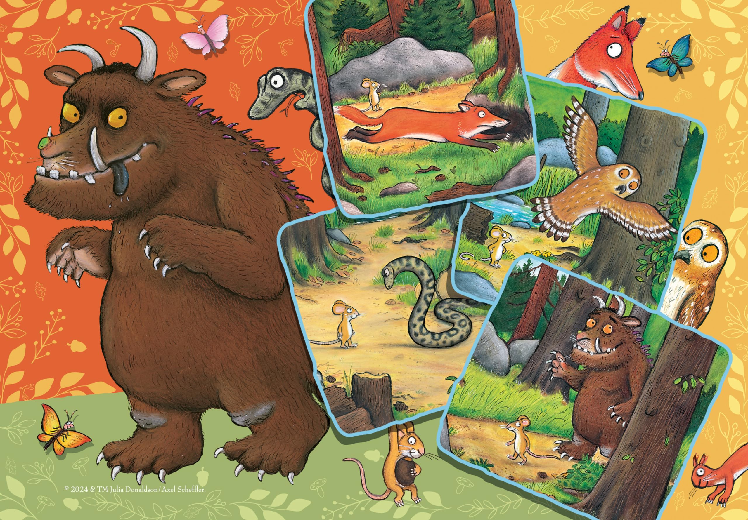 Ravensburger The Gruffalo Jigsaw Puzzles for Kids Age 3 Years Up - 2x 24 Pieces - Educational Toddler Toys and Games - Image 2