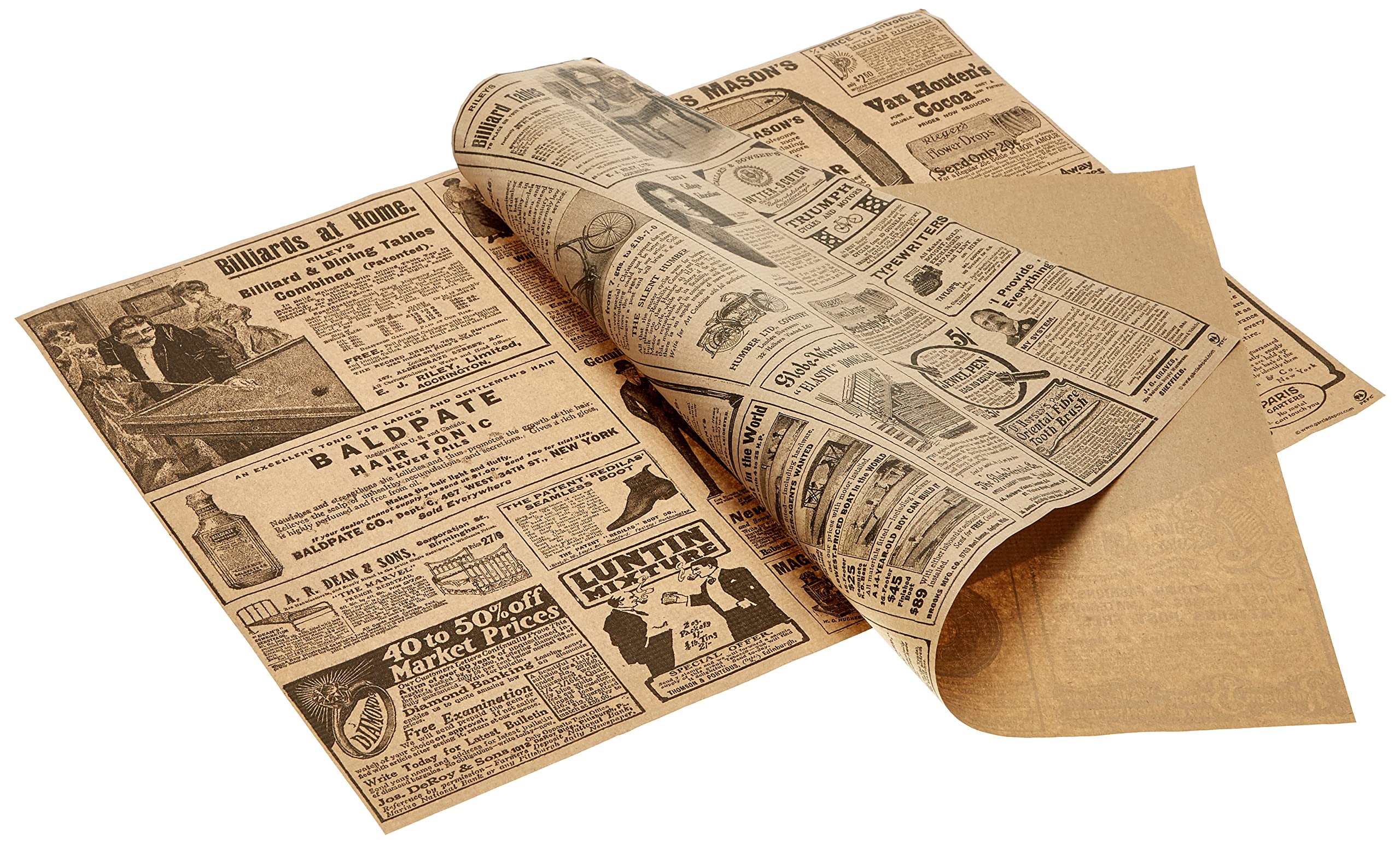 Garcia de pou Sets De Table - Recyclés "Times" 48 G/M2 31X43 Cm Naturel Papier - 500 unités