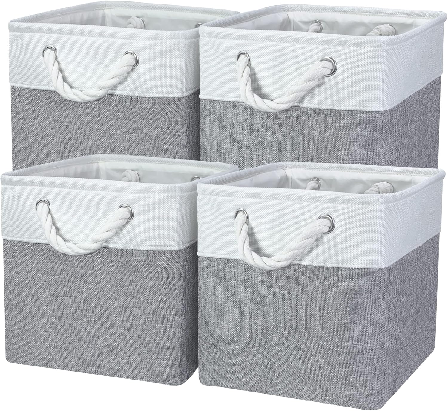 Collapsible Storage Cubes 11x11x11, Fabric Storage Bin