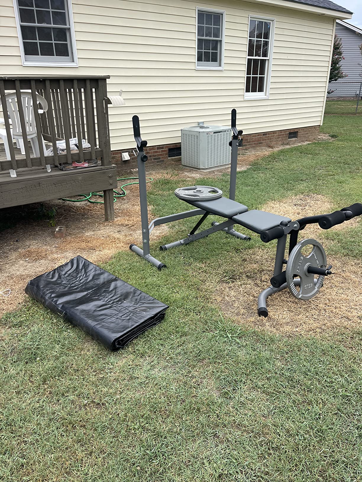 28/mo Finance Body Champ Weight Bench with Leg Extension Attachment