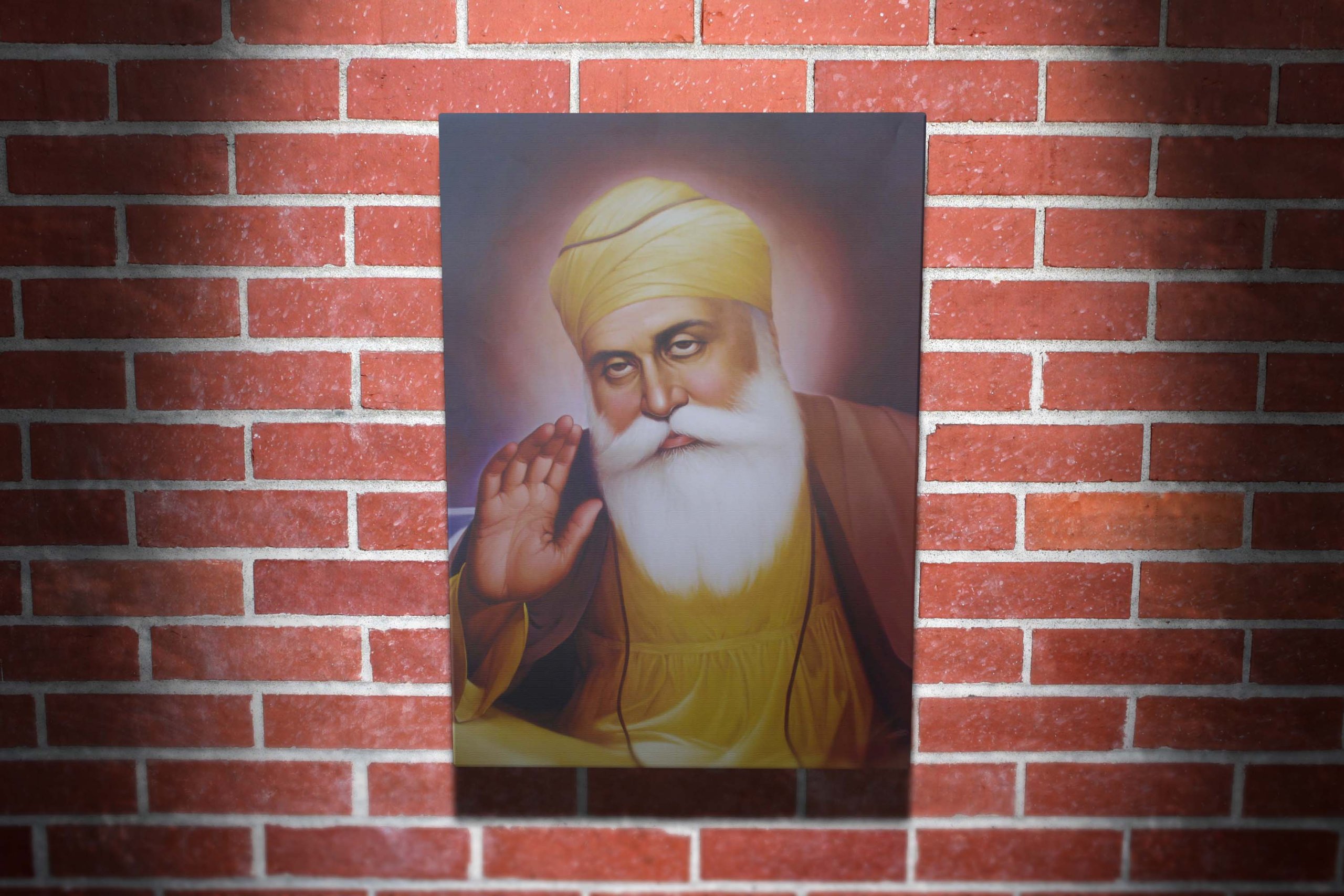 I Art Box Guru Nanak Dev Ji Sikhism Religion Gallery Framed Canvas Art Picture Print