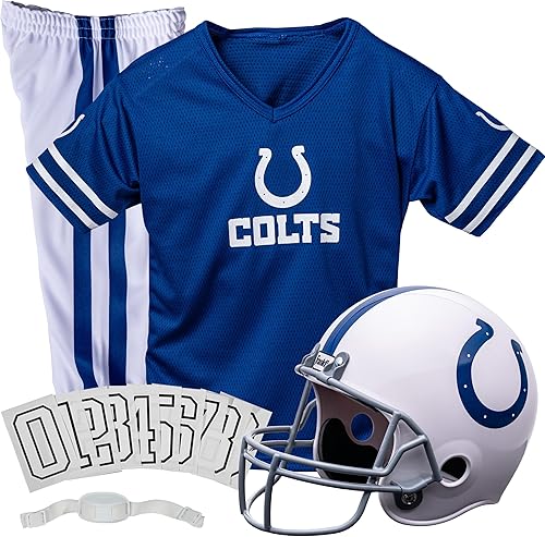 Miniatura 278 de Franklin Sports - Conjunto de uniforme de la NFL para niños y niñas; uniforme de fútbol americano juvenil, incluye casco, camiseta y pantalones