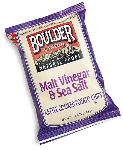 Vista 19 de Boulder Canyon Kettle - Papas fritas cocidas, crema agria y cebollino, 6.5 onzas, (paquete de 12), natural