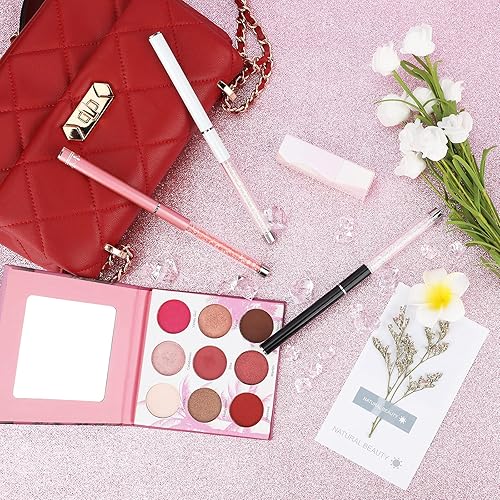 Miniatura 6 de G2PLUS 3 cepillos de pestañas, varitas de rímel negras, carretes de pestañas con tubo, cepillo de cejas portátil y flexible para extensiones de