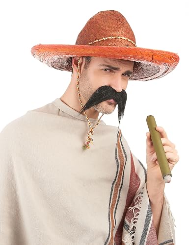 Sombrero mejicano naranja