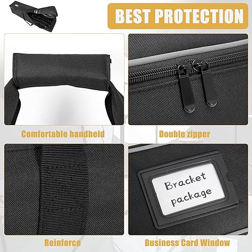 Vista 17 de Bolsa de trípode multifuncional de 32 x 7 x 7 pulgadas / 31.9 x 7.1 x 7.1 in resistente trípode con asa para luces, altavoces, cámaras, plumas