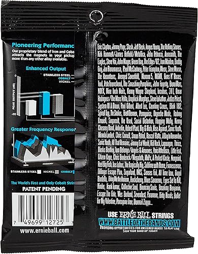 Miniatura 21 de Ernie Ball Primo Slinky - Cuerdas para guitarra eléctrica, calibre 9.5-44 Primo (9.5-44)