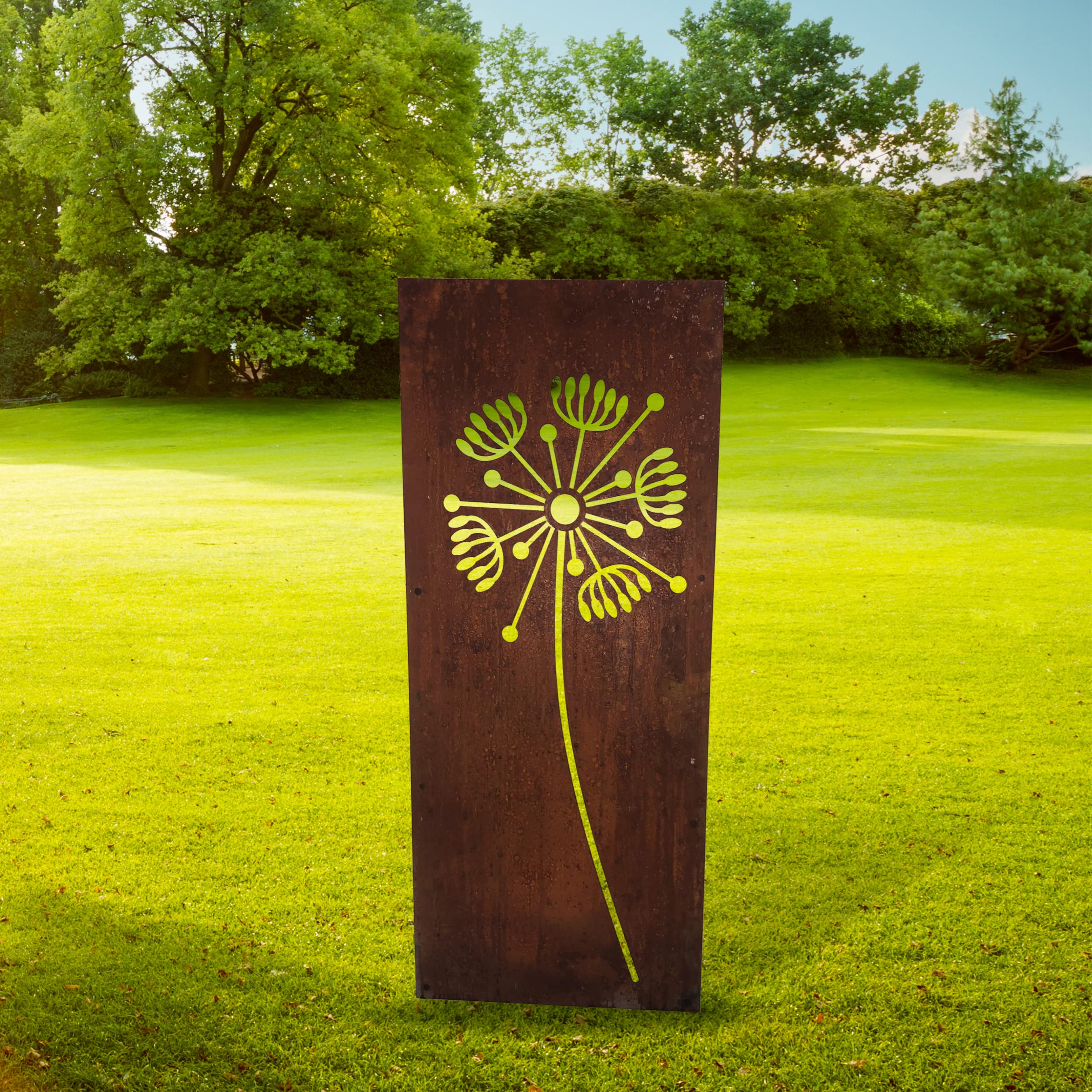 GAP GARDEN PRODUCTSMetal Dandelion Decorative Garden Panel (Large)