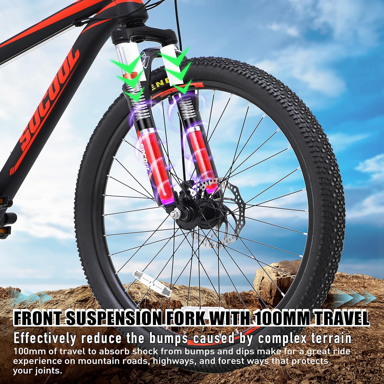 26 Inch Mountain Bikes for Men Mens Womens : Sports & Outdoors
