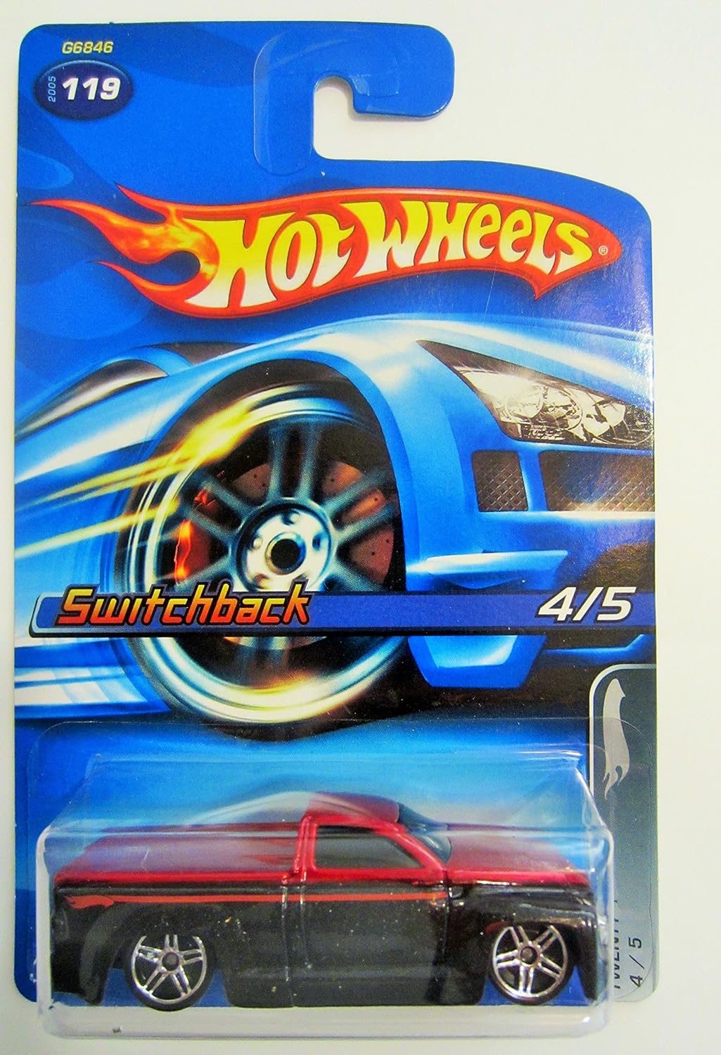 Hot Wheels - 2005 - Twenty + Series - Switchback - #4 of 5 Cars - #119 - Red & Black - Limited Edition - Collectible