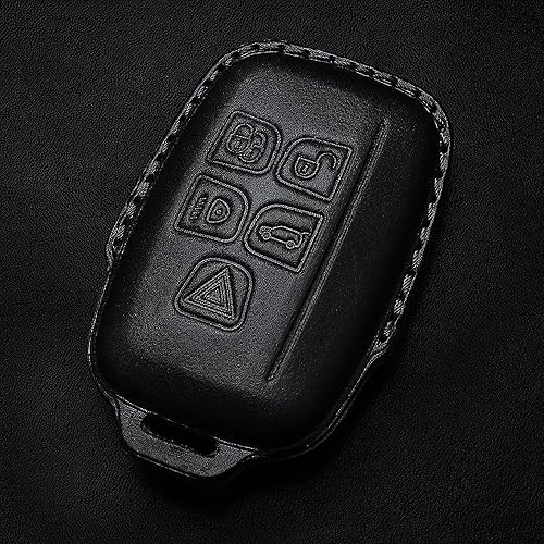 Miniatura 4 de Tukellen Compatible con Range Rover - Funda de piel para llavero con carcasa de llavero compatible con Range Rover Evoque Velar Sport Discovery