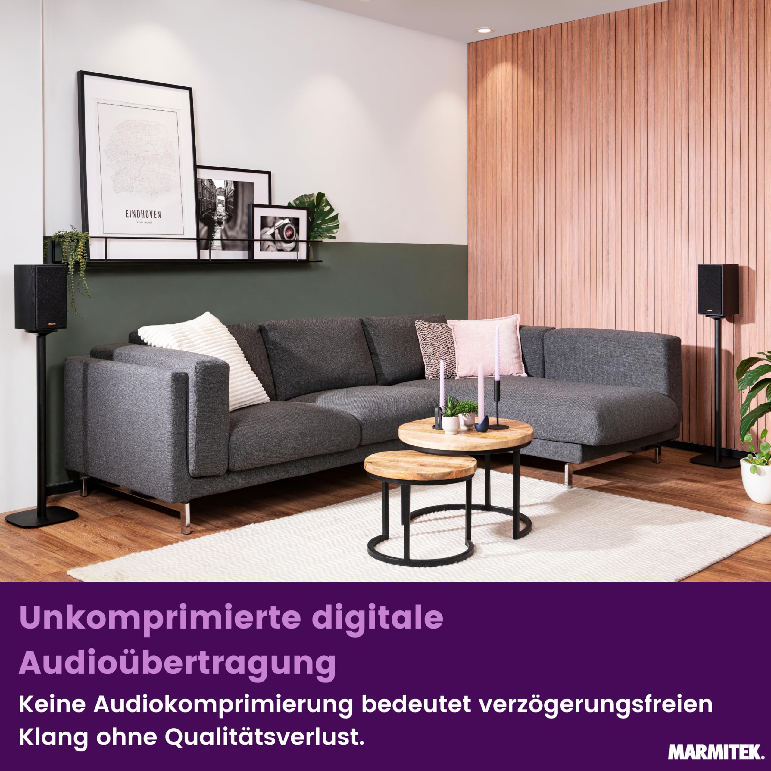 Marmitek Speaker Anywhere 750 - Kabellose Lautsprecherverbindung HiFi 50W – Bild 6