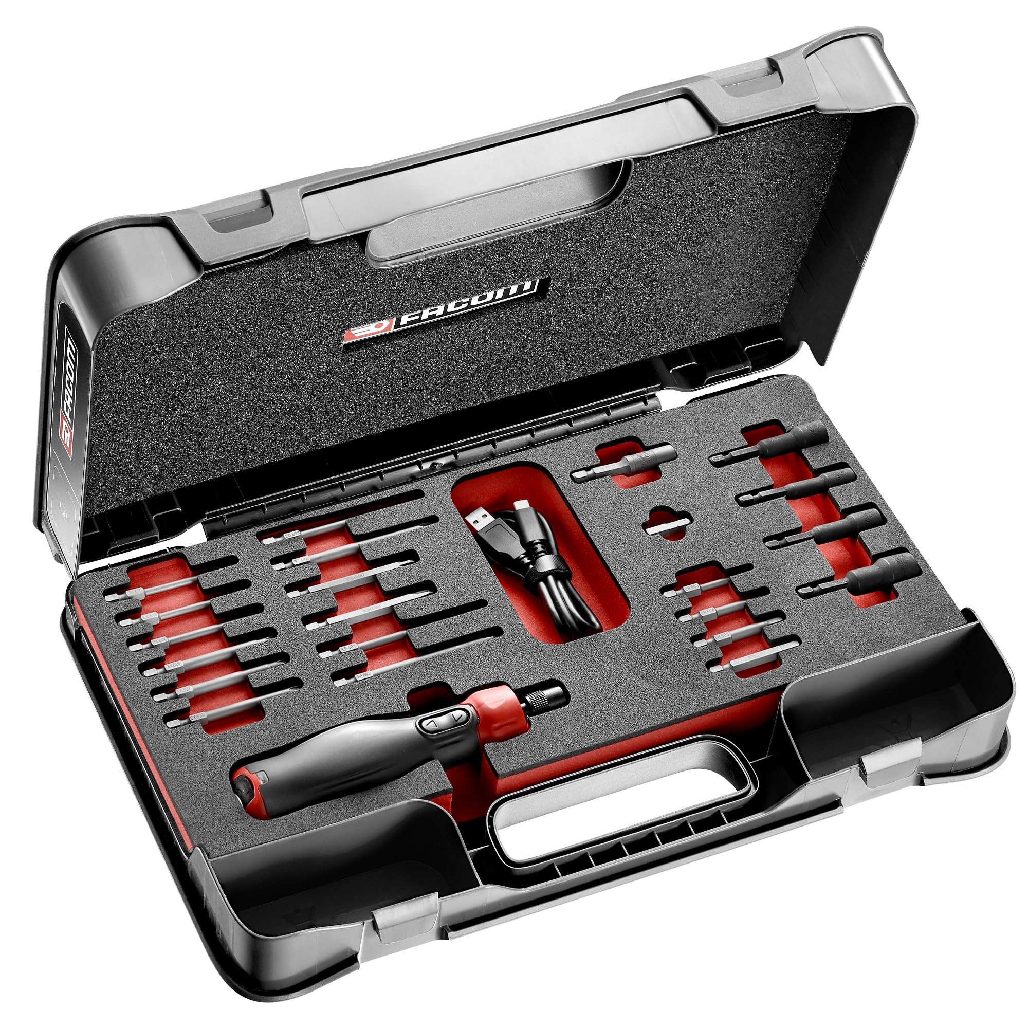 FACOM Tournevis Assisté 4V E-PROTWIST - MBPOX 23 Pièces - ATPA4V.J23PB