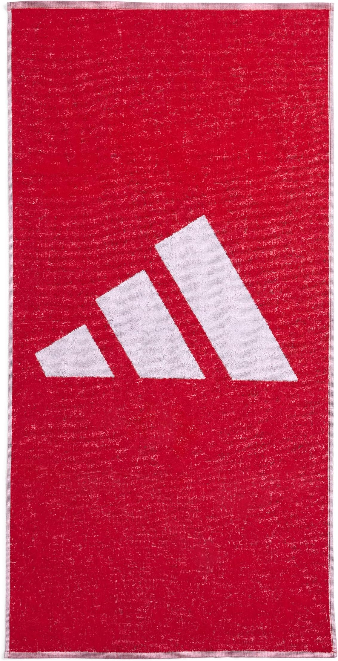Unisex Brand Stripes Towel, pure ruby, One Size