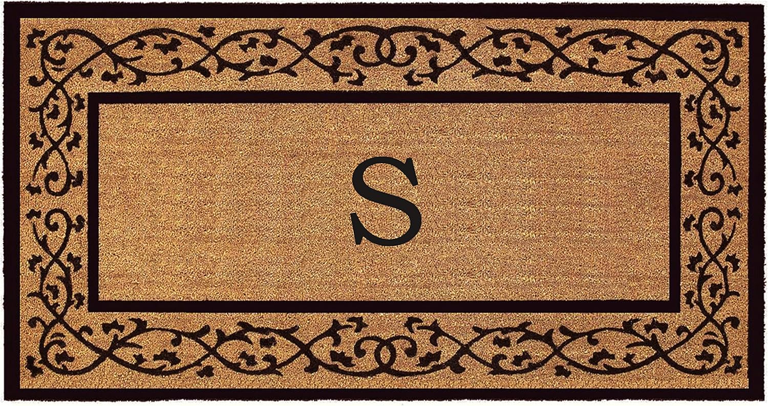 Calloway Mills AZ120073048S Augusta Monogram Doormat, 30" x 48" (Letter S)