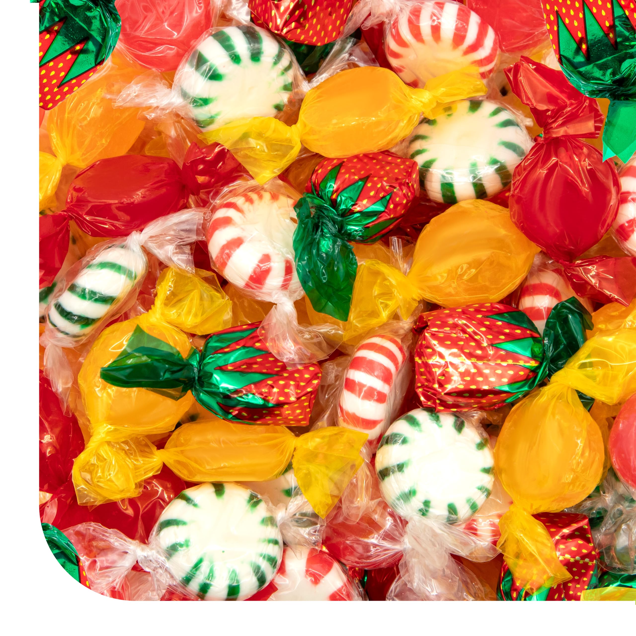 Party Hard Candy Mix Assortment Arcor Fruit Filled, Lollipops, Watermelon, Butterscotch, and More - Bulk Bag 3 Lbs