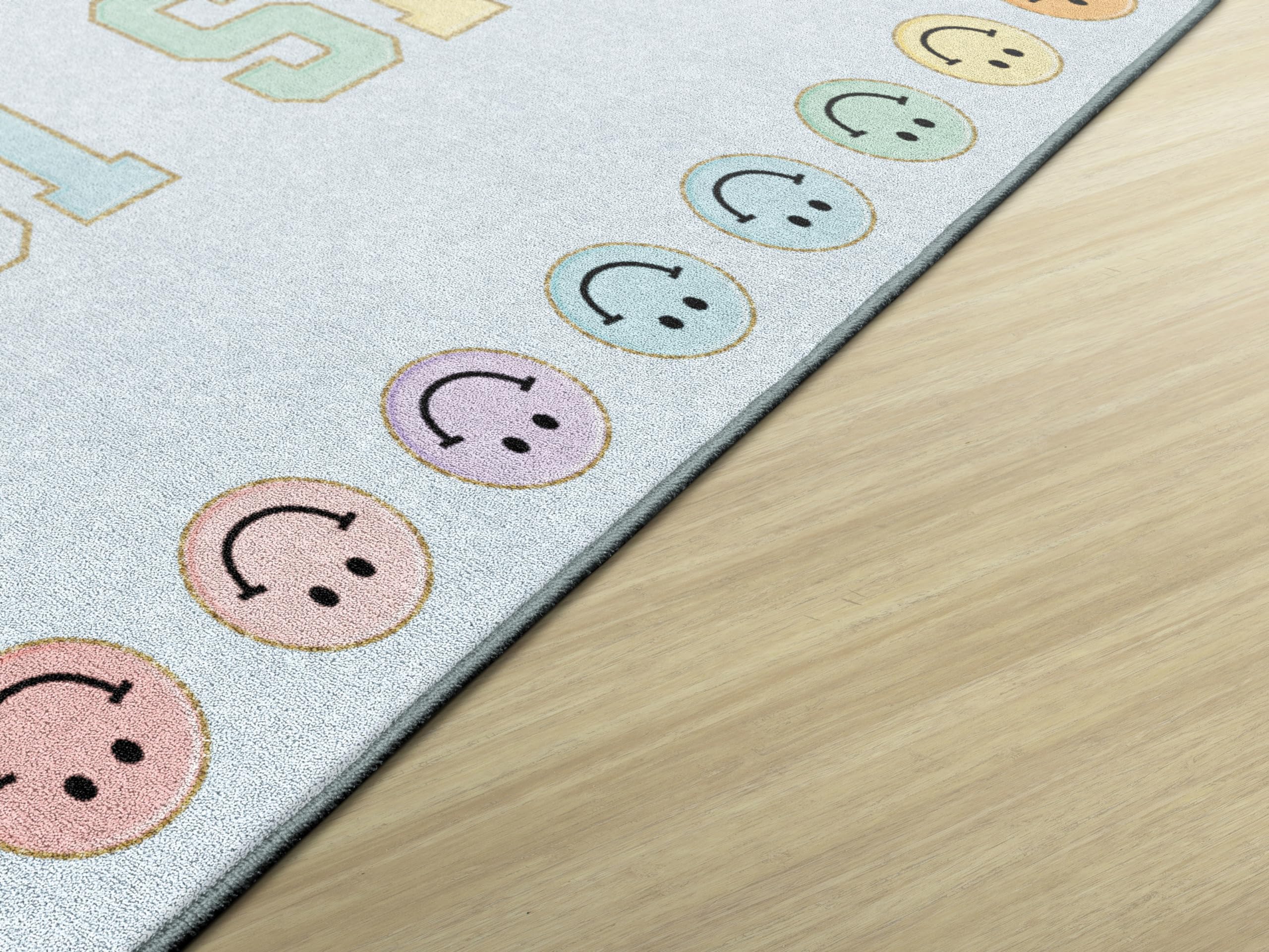 Flagship Carpets Tappeto educativo in stile scolaretta con montagne