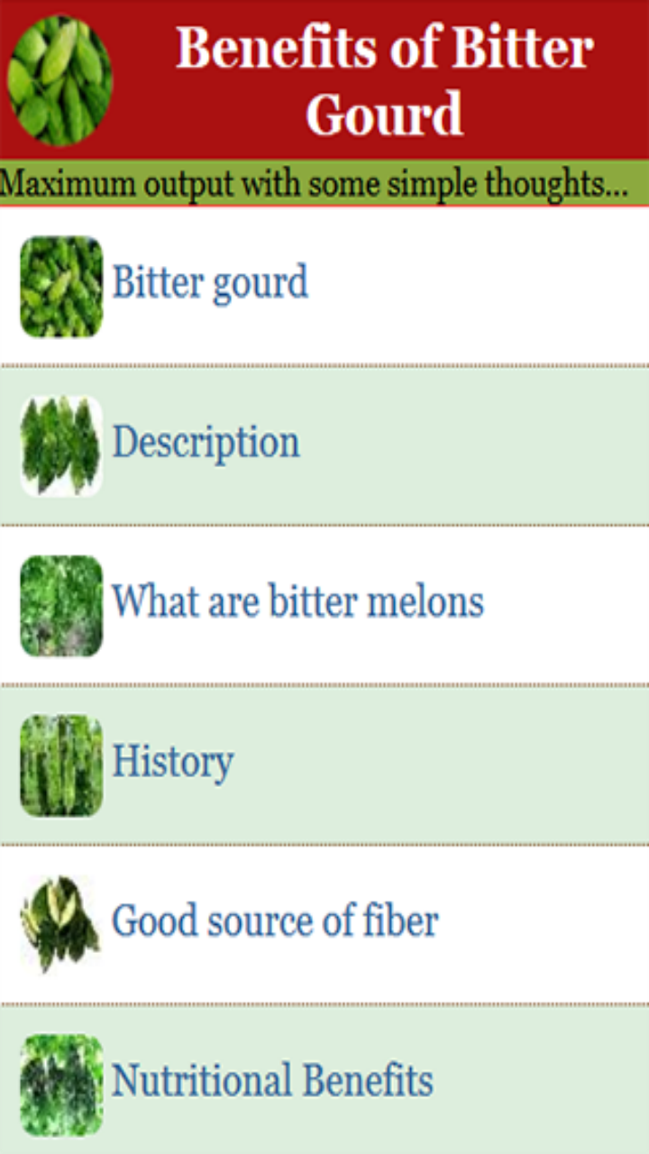 Benefits of Bitter for Android