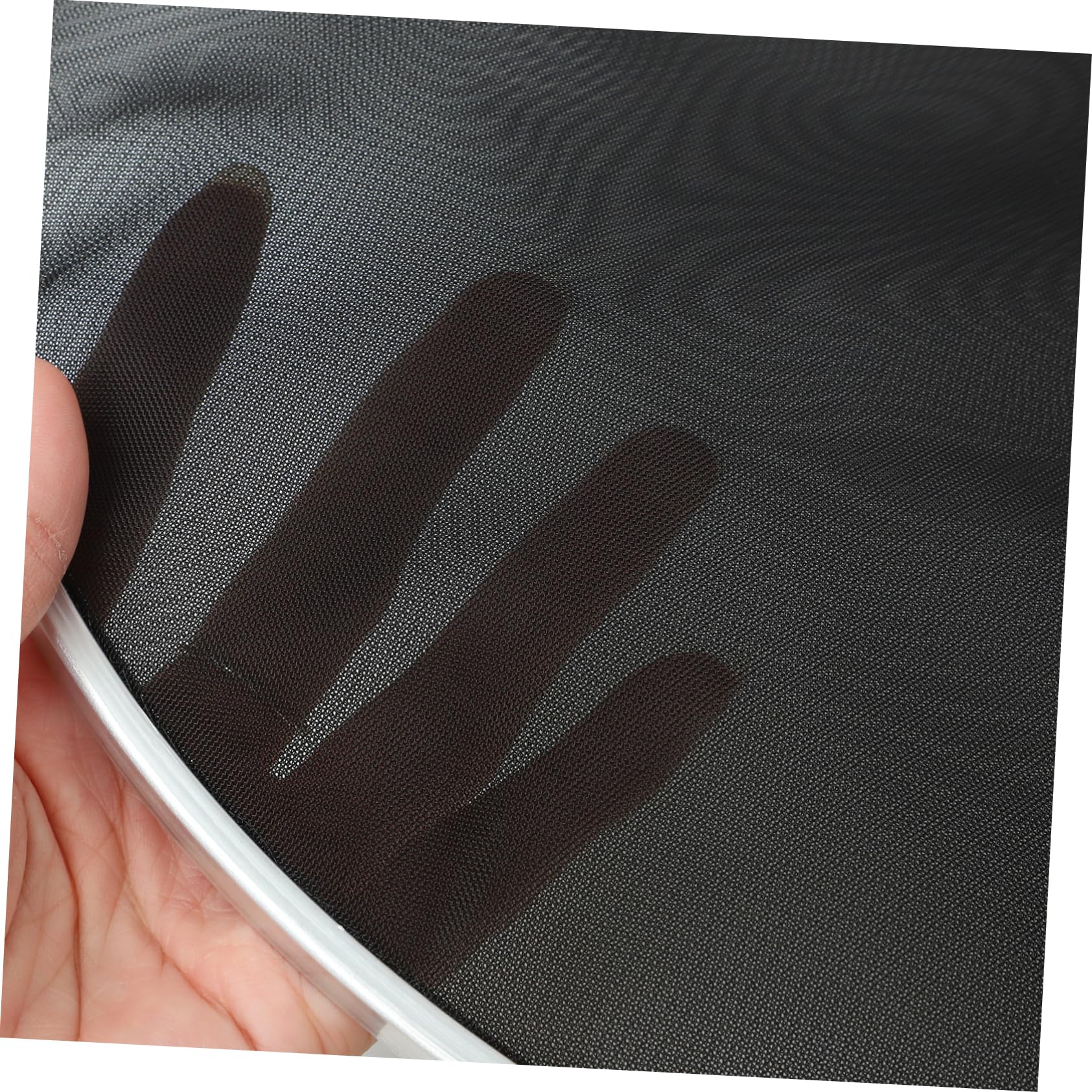 ibasenice Drum Heads 3pcs Double Layer Silent Mute Mesh Replacement Drum Pads for