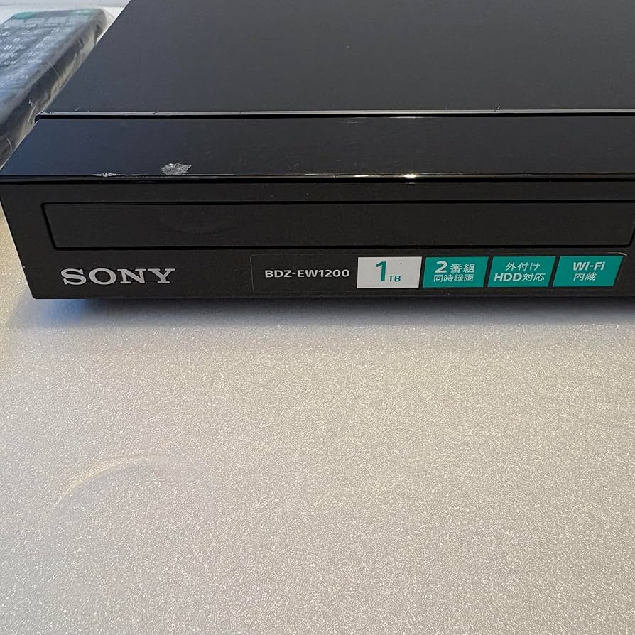 ソニー ブルーレイレコーダー 「BDZ-EW1200」 動作品 Amazon | SONY 1TB 2チューナー ブルーレイレコーダー BDZ-EW1200