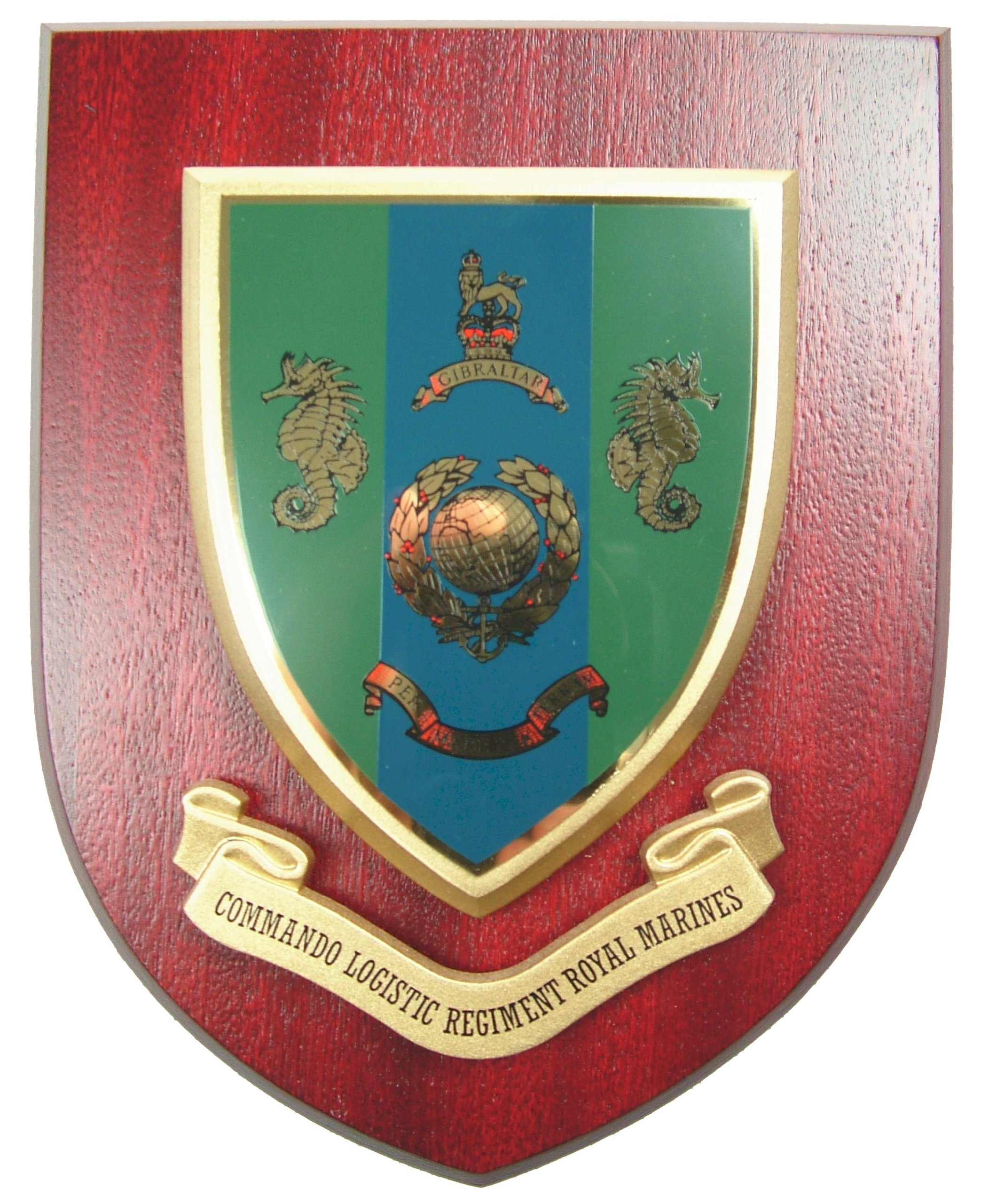 Brigade UK Commando Logistic Regiment Royal Marines Wall/Mess Plaque