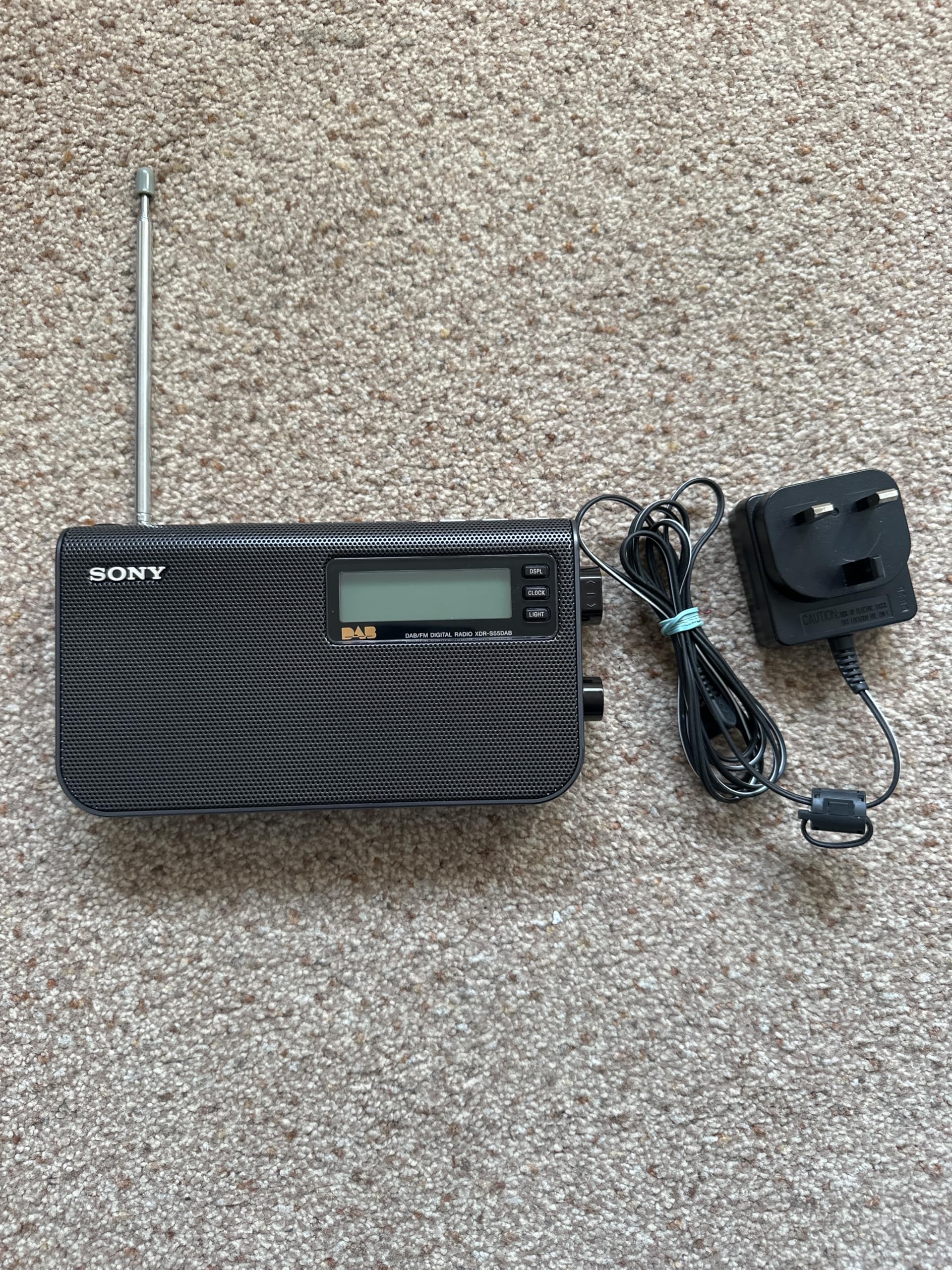 Sony Portable Noire radio DAB