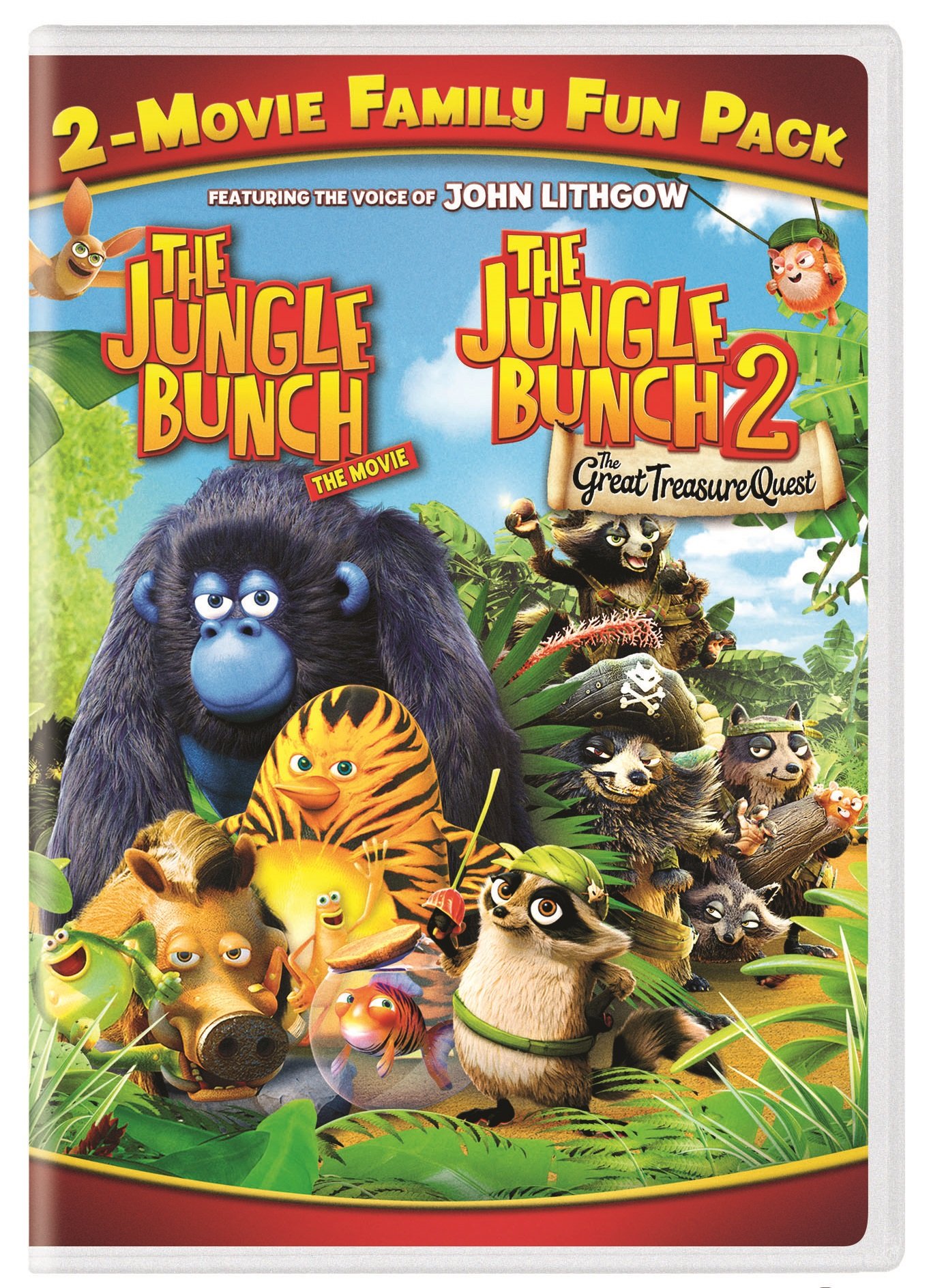 The Jungle Bunch 2 Movie Family Fun Pack [DVD]
