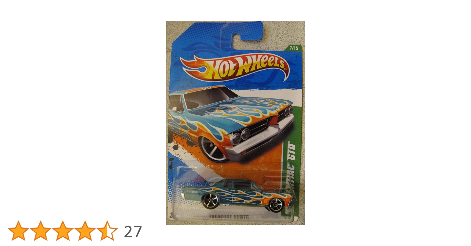 Amazon | Hot Wheels 2011-57 '64 Pontiac GTO TREASURE HUNT