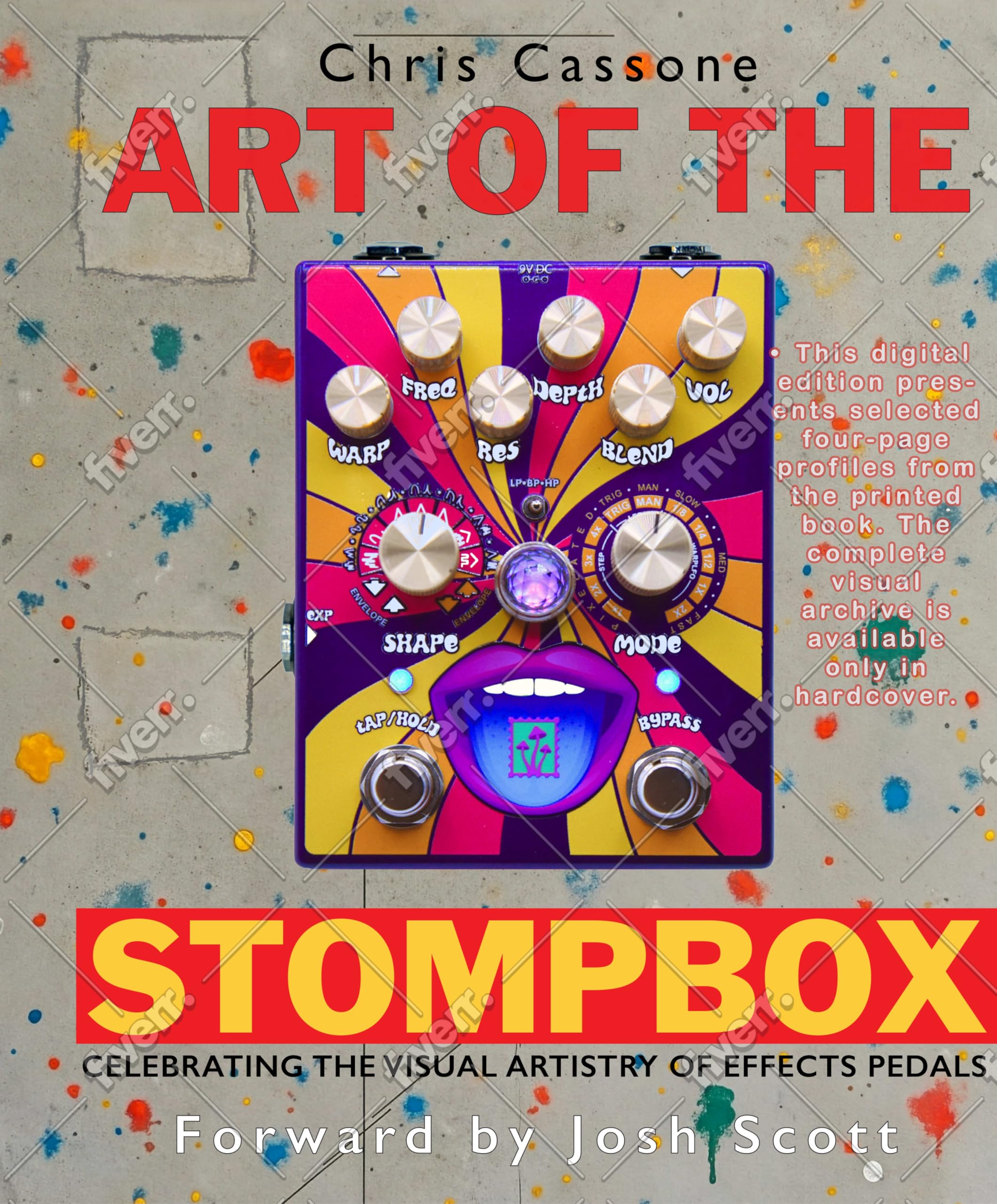 Visual Artistry of Effects Pedals le beau livre d'art sur les pédales de guitare