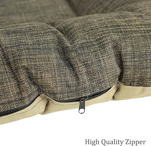 Miniatura 3 de SUSSEXHOME Pets - Almohada impermeable para perros medianos, 33.5 x 26.4 x 3.95 pulgadas, resistente a desgarros, lavable, color morado