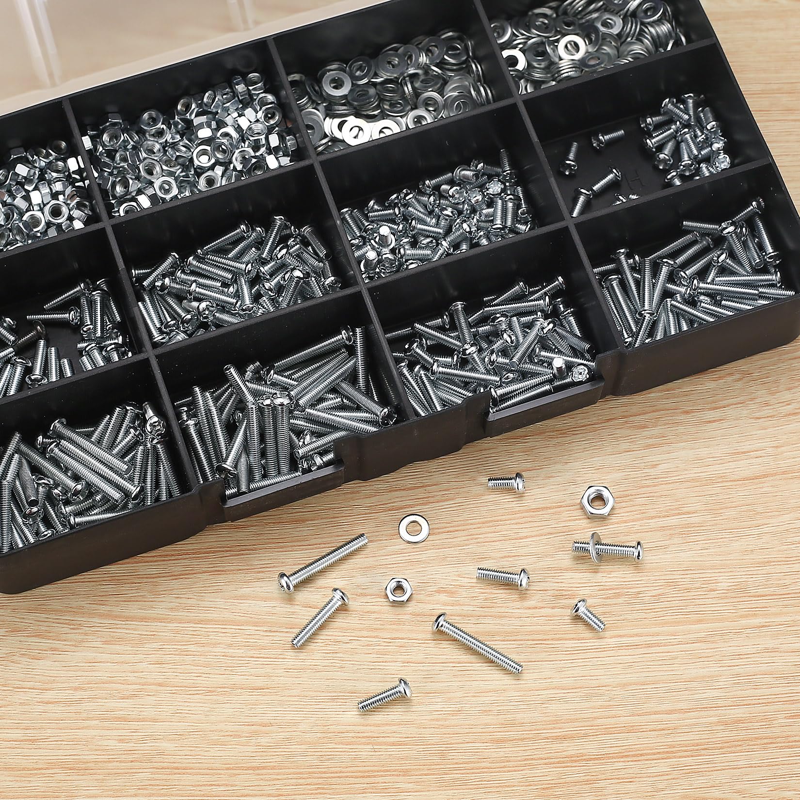 Kit Assortimento Bulloni Ad Esagono Incassato, Dadi E Rondelle, Vite A Testa - Foto 9