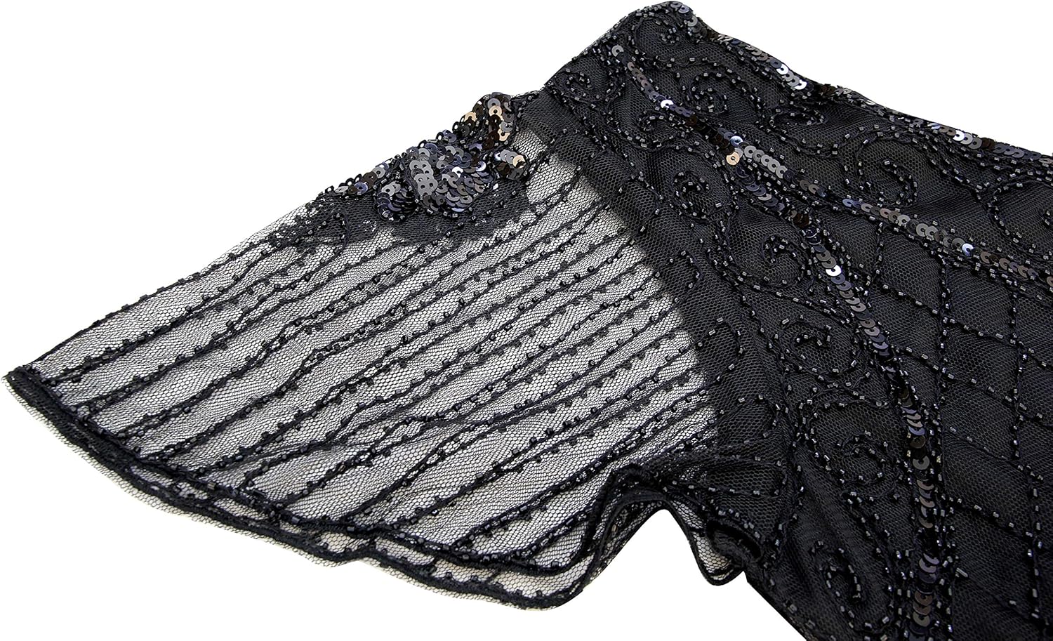 1920s Sequin Vintage Dress Beaded Gatsby Flapper Dress with Accessories Set
