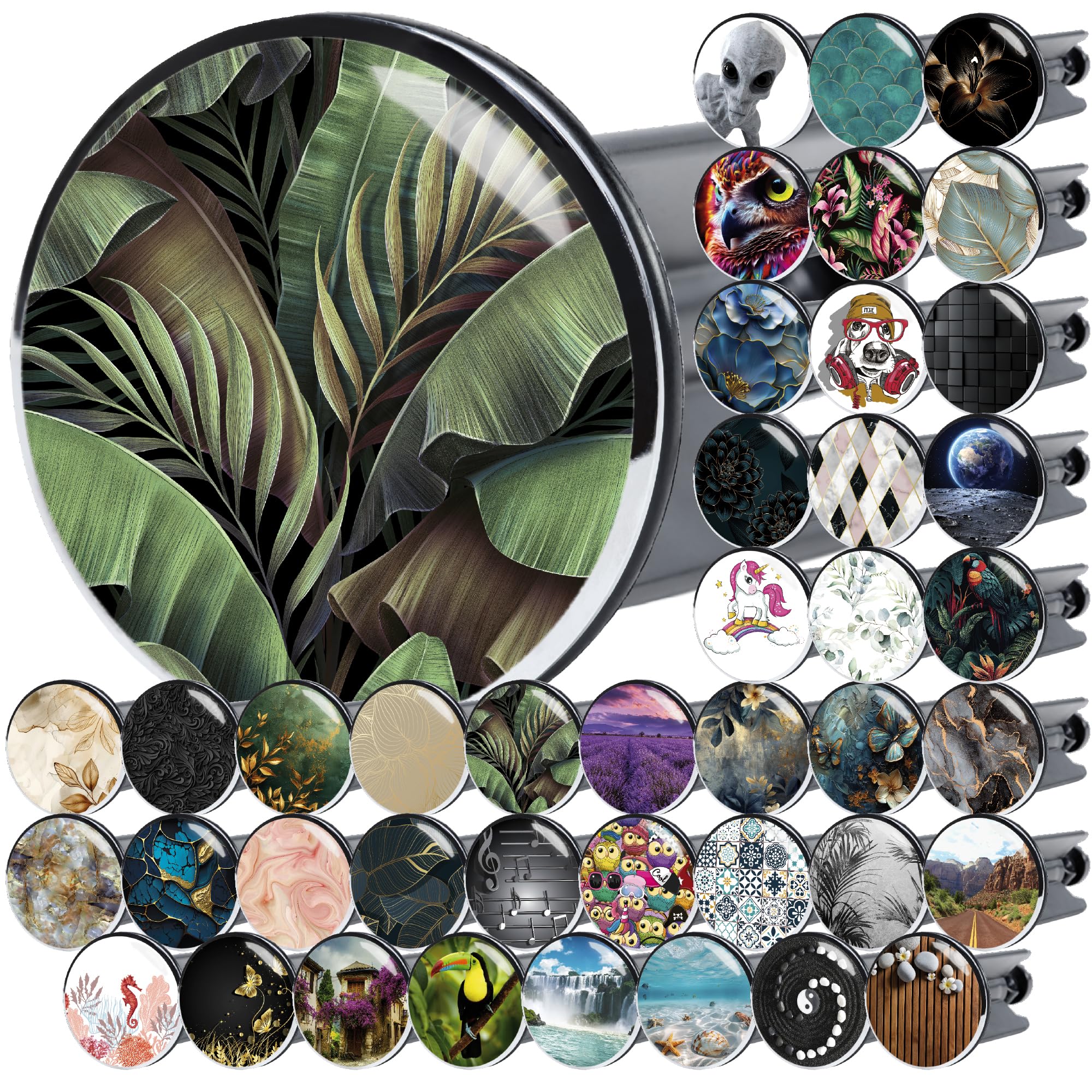 Sanilo Wash Basin Plug, Wide Choice of Beautiful Sink Plugs, Easy to Insert into the Wash Basin (Jungle)