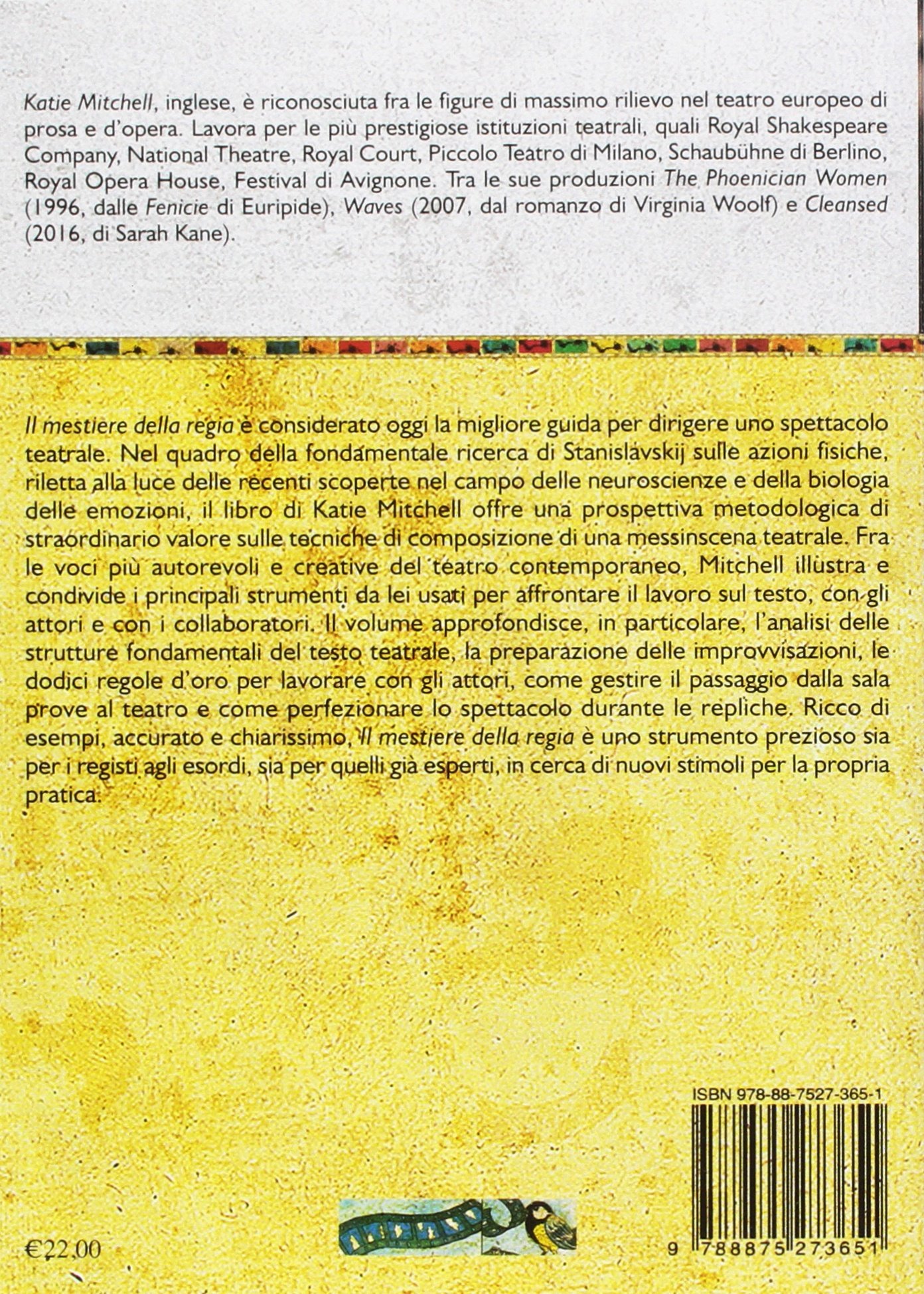 Il mestiere della regia. La lezione di una grande artista del teatro contemporaneo