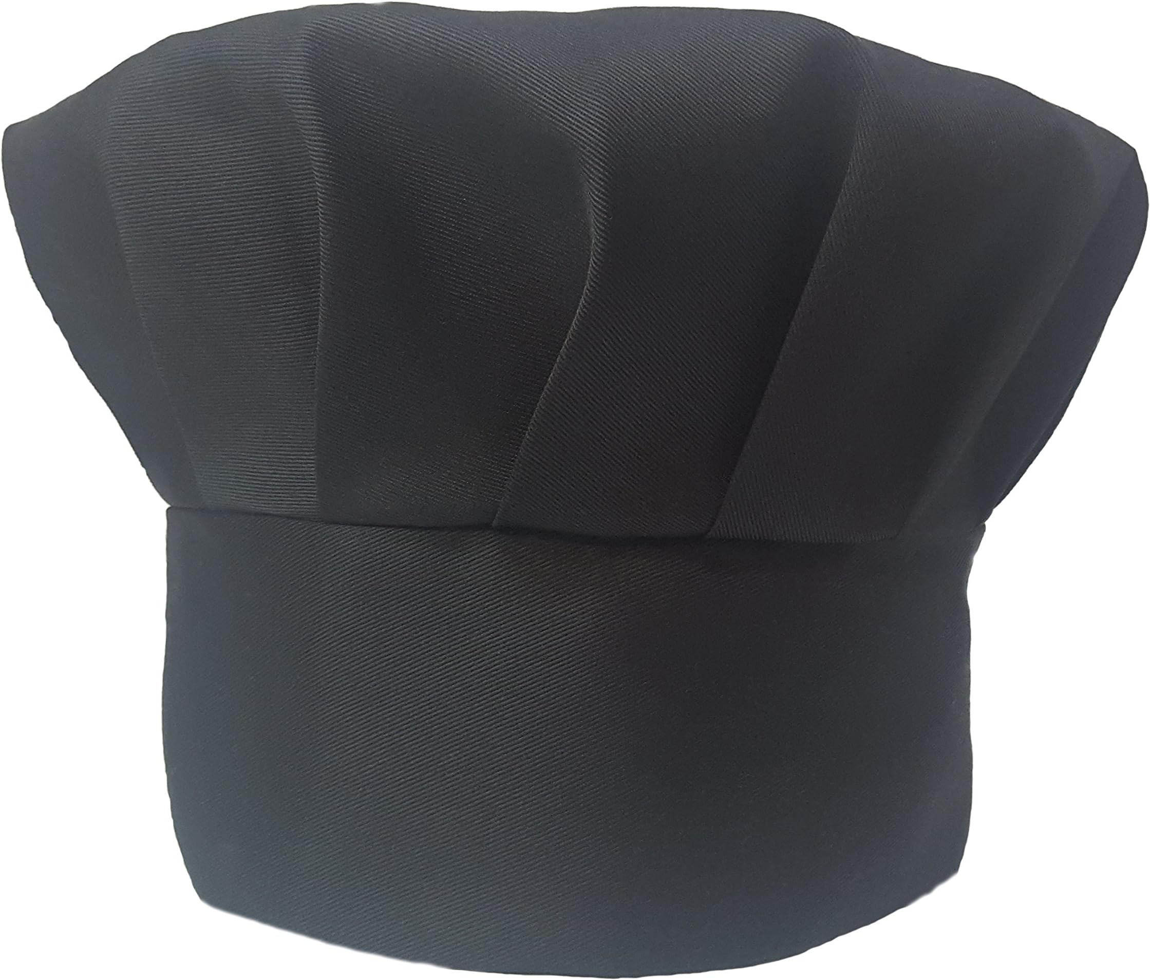 Obvious Chef - Black Chef Hat - Adjustable Fit - Adult (Black)