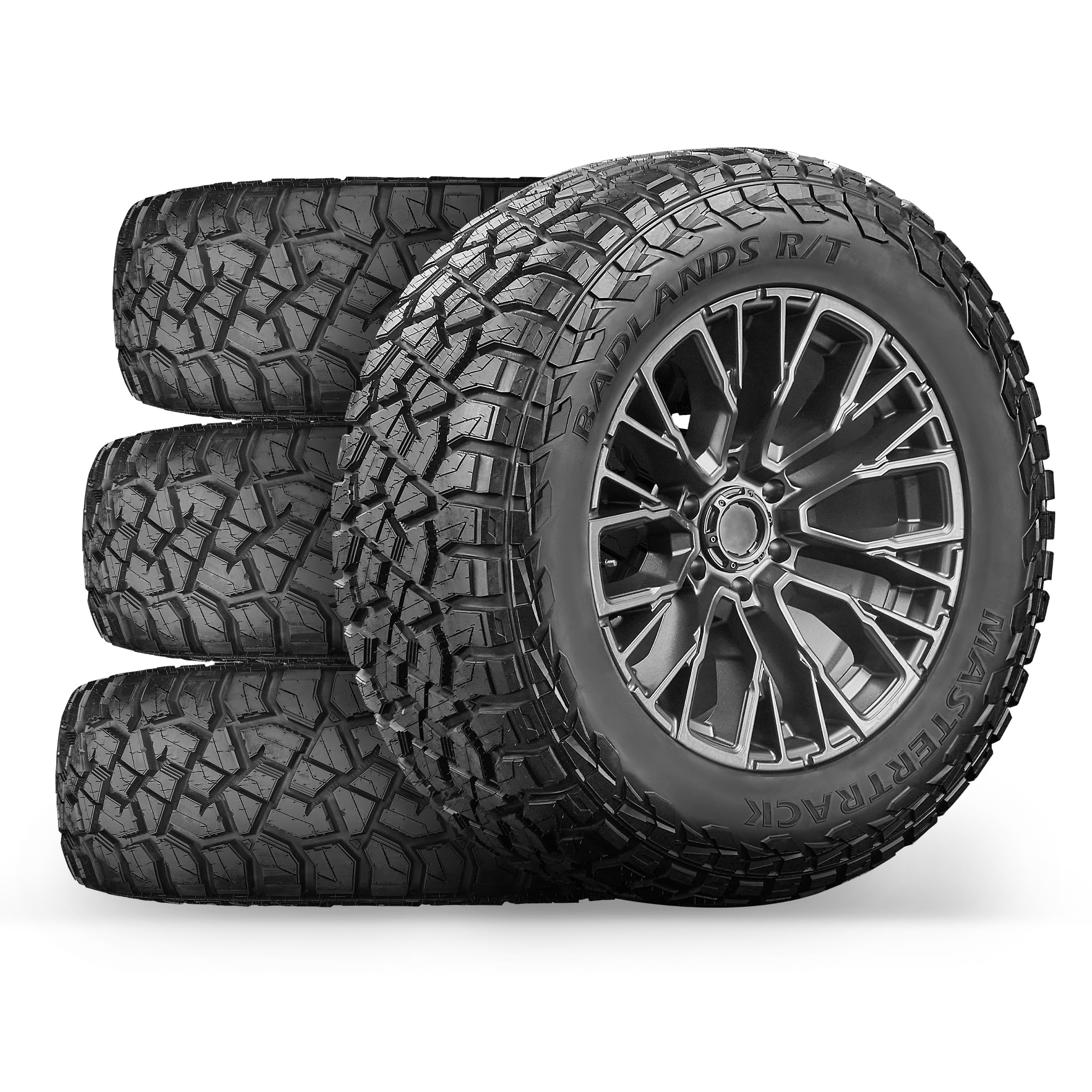 Amazon.com: 4-pack：Mastertrack BADLANDS RT 33X12.50R20LT 119Q 12
