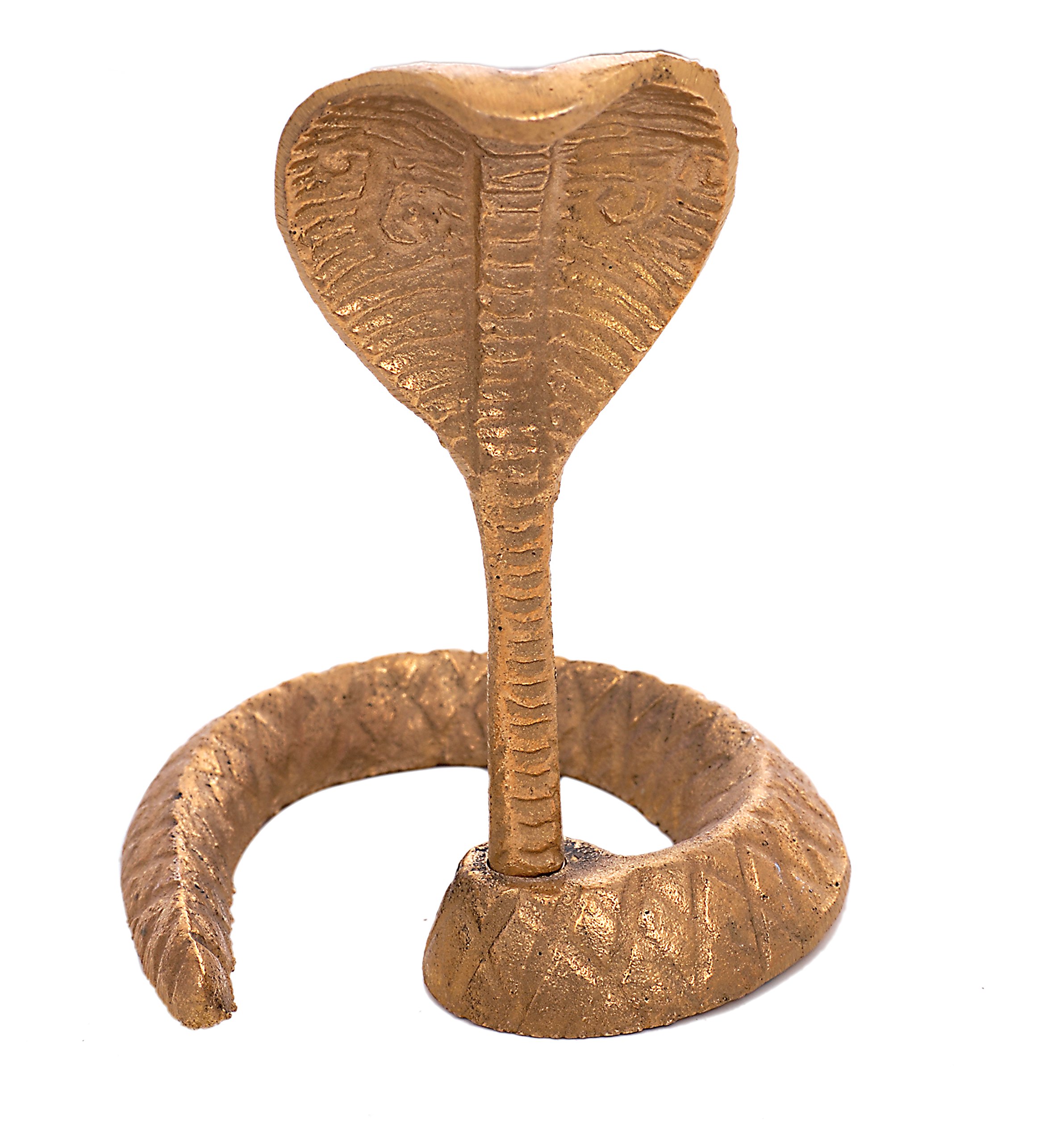 AONA Handicrafts Brass Snake of Shiva Height 6 Inch