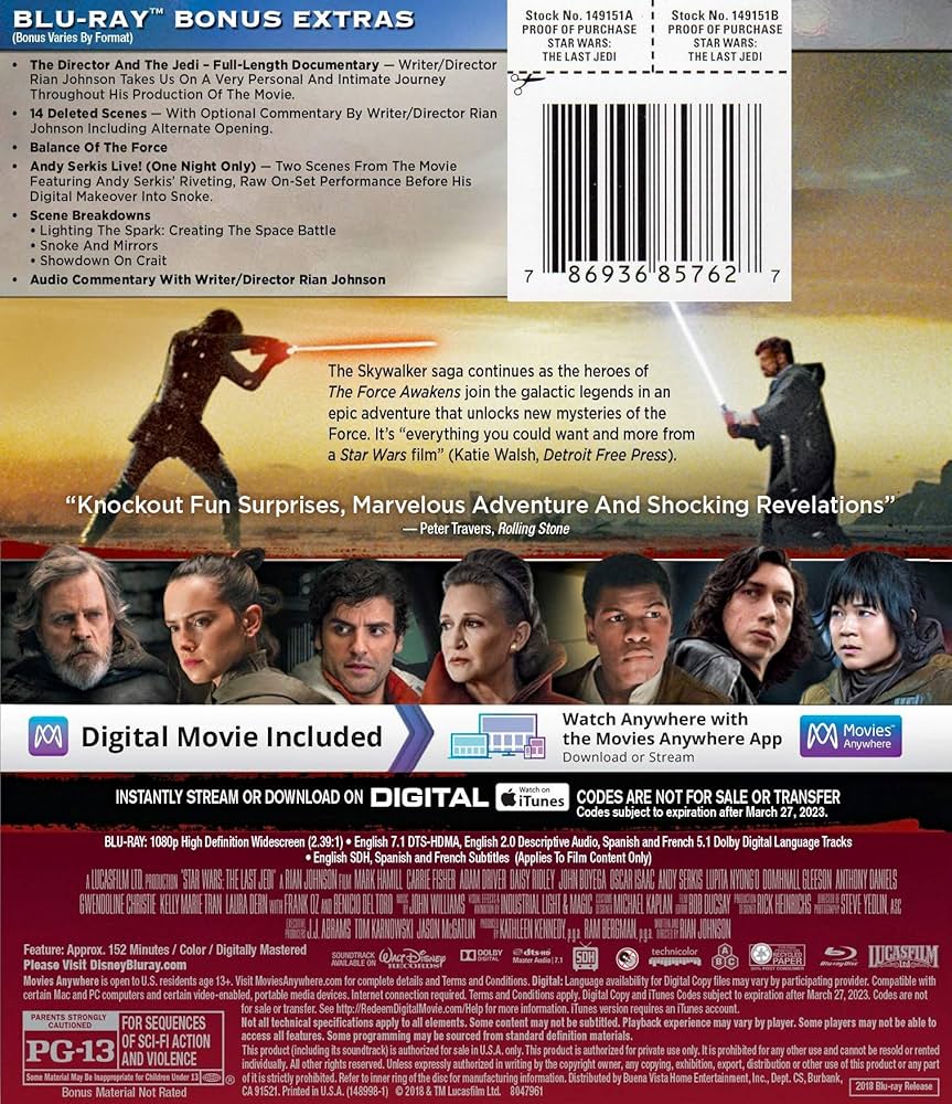 Amazon.com: Star Wars: The Last Jedi TARGET EXCLUSIVE