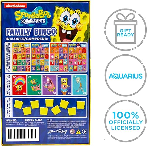 Miniatura 7 de AQUARIUS - Juego de bingo familiar de Bob Esponja