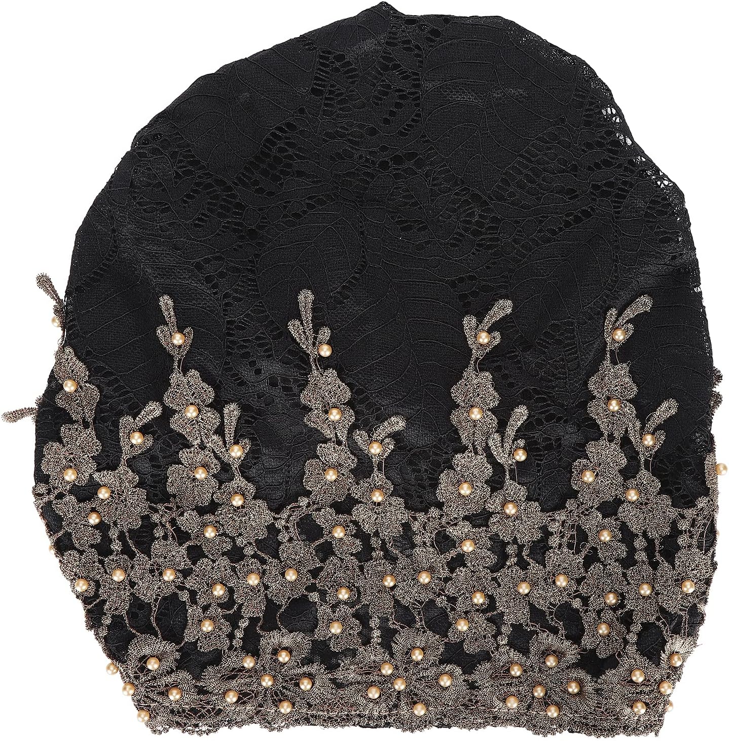 Tnfeeon Slouchy Casual Hat Fashion Beaded Lace