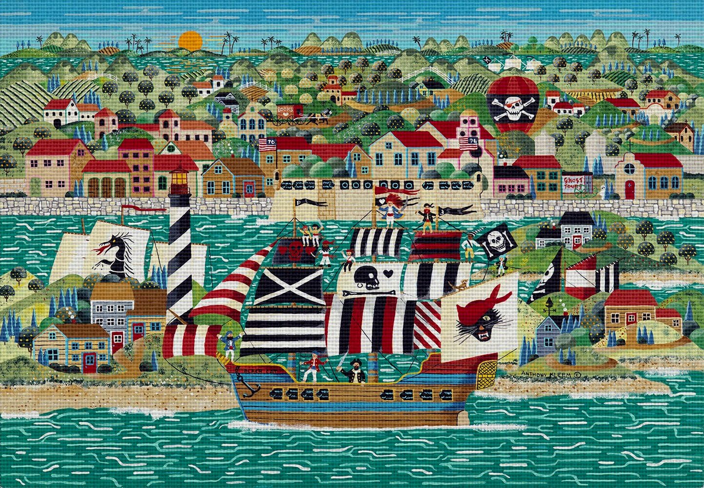 Art Needlepoint The Pirates of St Augustine Classic